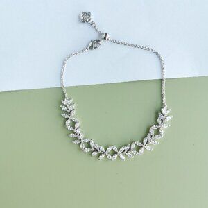 Kendra Scott Rosalie White CZ Tennis Bracelet - Silver